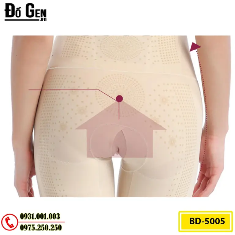 Bộ Đồ Lót Định Hình - Đồ Lót Gen Định Hình Thu Nhỏ Vòng Eo (Cod: BD-5005)