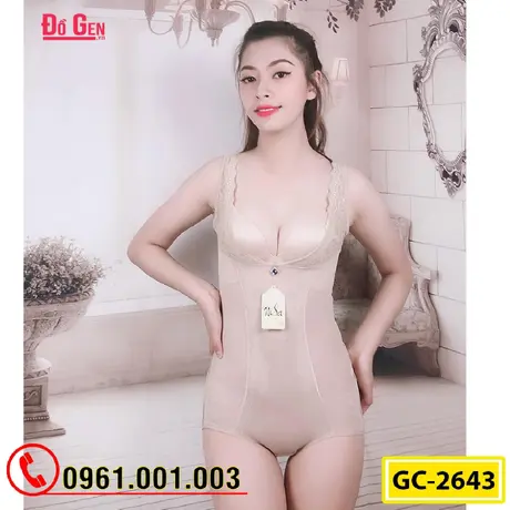 Bộ Đồ Lót Gen Định Hình - Gen Nịt Bụng Thu Gọn Vòng Eo (Cod: GC-2643)