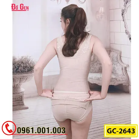 Bộ Đồ Lót Gen Định Hình - Gen Nịt Bụng Thu Gọn Vòng Eo (Cod: GC-2643)