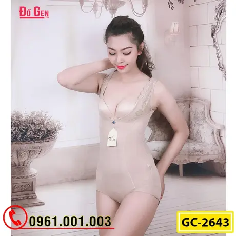 Bộ Đồ Lót Gen Định Hình - Gen Nịt Bụng Thu Gọn Vòng Eo (Cod: GC-2643)