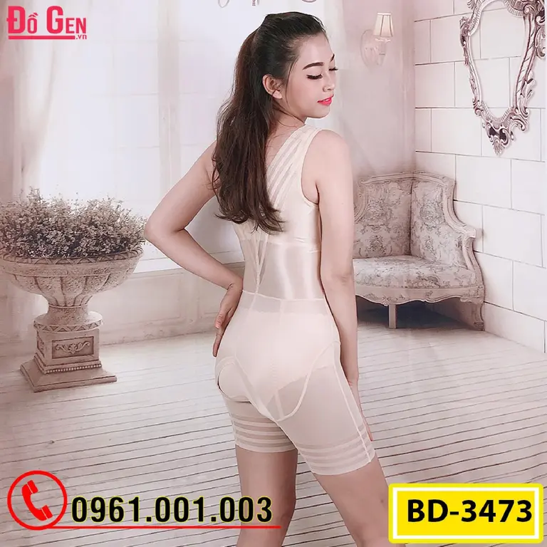 Bộ Đồ Lót Gen Định Hình - Gen Nịt Bụng Thu Gọn Vòng Eo (Cod: BD-3473)