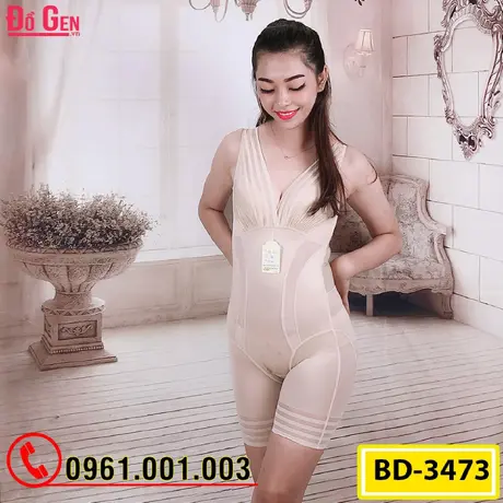 Bộ Đồ Lót Gen Định Hình - Gen Nịt Bụng Thu Gọn Vòng Eo (Cod: BD-3473)
