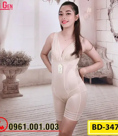 Bộ Đồ Lót Gen Định Hình - Gen Nịt Bụng Thu Gọn Vòng Eo (Cod: BD-3473)