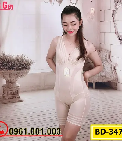 Bộ Đồ Lót Gen Định Hình - Gen Nịt Bụng Thu Gọn Vòng Eo (Cod: BD-3473)