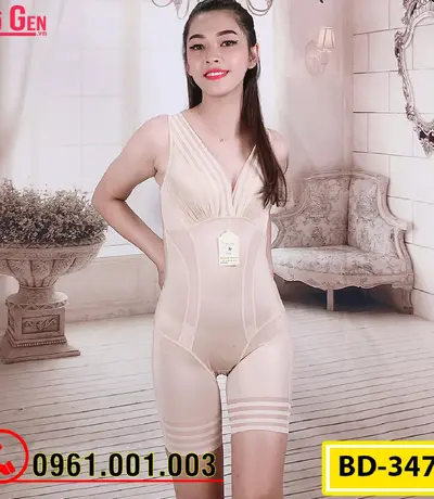 Bộ Đồ Lót Gen Định Hình - Gen Nịt Bụng Thu Gọn Vòng Eo (Cod: BD-3473)