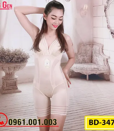 Bộ Đồ Lót Gen Định Hình - Gen Nịt Bụng Thu Gọn Vòng Eo (Cod: BD-3473)