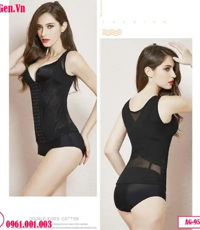 Áo Lót Gen Định Hình Có Đai Nịt Bụng Mã AG-9501 – Giải Pháp Định Hình Vóc Dáng Đỉnh Cao