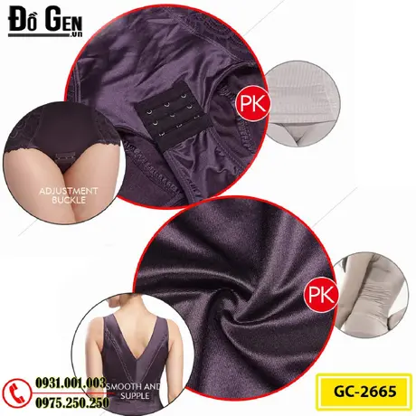 Quần Áo Gen Định Hình - Đồ Lót Định Hình Liền Thân Thu Nhỏ Bụng (Cod: GC-2665)