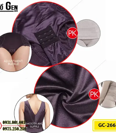 Quần Áo Gen Định Hình - Đồ Lót Định Hình Liền Thân Thu Nhỏ Bụng (Cod: GC-2665)