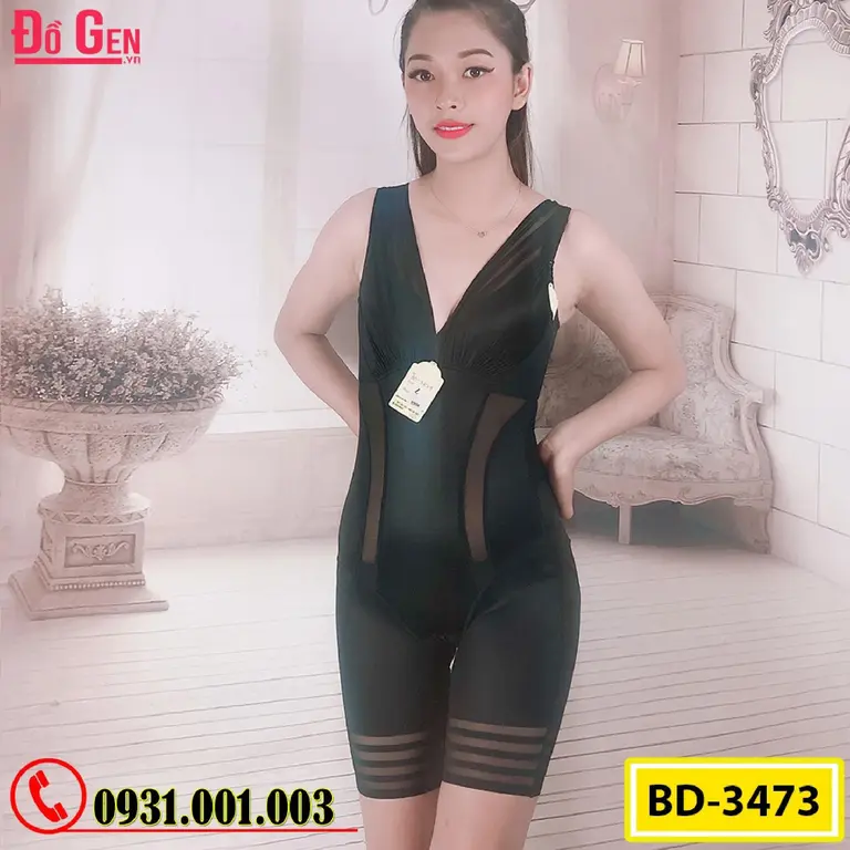 Bộ Đồ Lót Gen Định Hình - Gen Nịt Bụng Thu Gọn Vòng Eo (Cod: BD-3473)