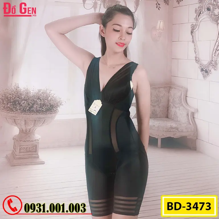 Bộ Đồ Lót Gen Định Hình - Gen Nịt Bụng Thu Gọn Vòng Eo (Cod: BD-3473)
