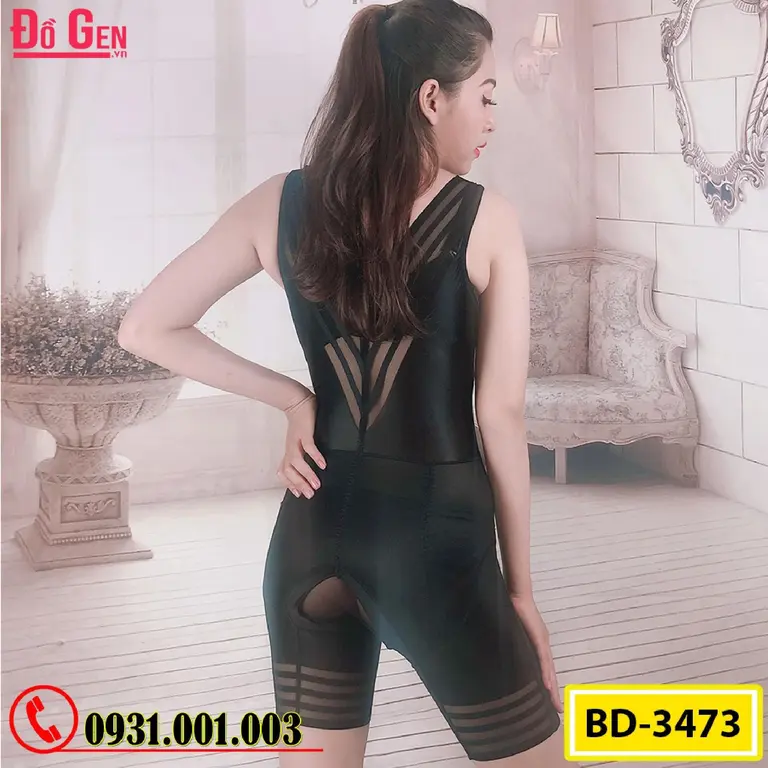 Bộ Đồ Lót Gen Định Hình - Gen Nịt Bụng Thu Gọn Vòng Eo (Cod: BD-3473)