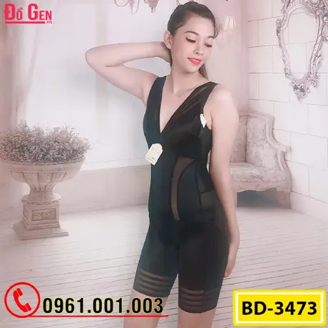 Bộ Đồ Lót Gen Định Hình - Gen Nịt Bụng Thu Gọn Vòng Eo (Cod: BD-3473)