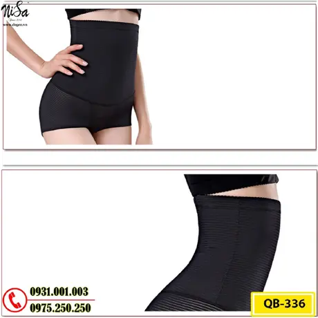Quần Lót Gen Định Hình Chống Cuộn Cao Cấp Hỗ Trợ Thon Eo (Cod: QB-336)