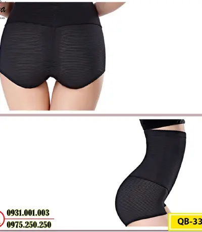 Quần Lót Gen Định Hình Chống Cuộn Cao Cấp Hỗ Trợ Thon Eo (Cod: QB-336)
