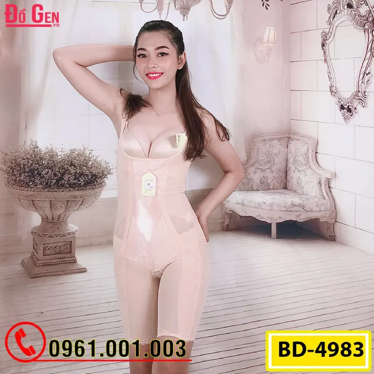 Bộ Đồ Lót Gen Định Hình - Gen Nịt Bụng Cao Cấp (Cod: BD-4983)