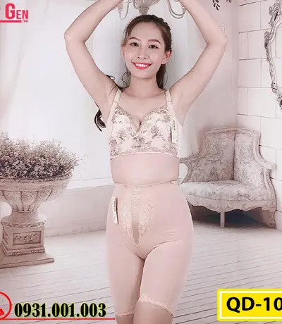 Quần Gen Lót Định Hình Chống Cuộn Thon Eo Thon Đùi Nâng Mông (Cod: QD-106)