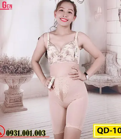 Quần Gen Lót Định Hình Chống Cuộn Thon Eo Thon Đùi Nâng Mông (Cod: QD-106)