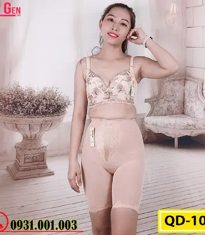 Quần Gen Lót Định Hình Chống Cuộn Thon Eo Thon Đùi Nâng Mông (Cod: QD-106)