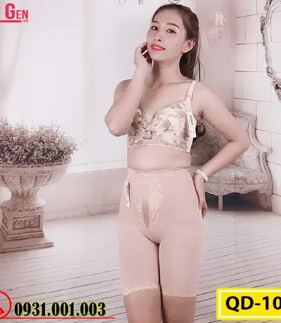 Quần Gen Lót Định Hình Chống Cuộn Thon Eo Thon Đùi Nâng Mông (Cod: QD-106)