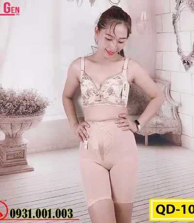 Quần Gen Lót Định Hình Chống Cuộn Thon Eo Thon Đùi Nâng Mông (Cod: QD-106)