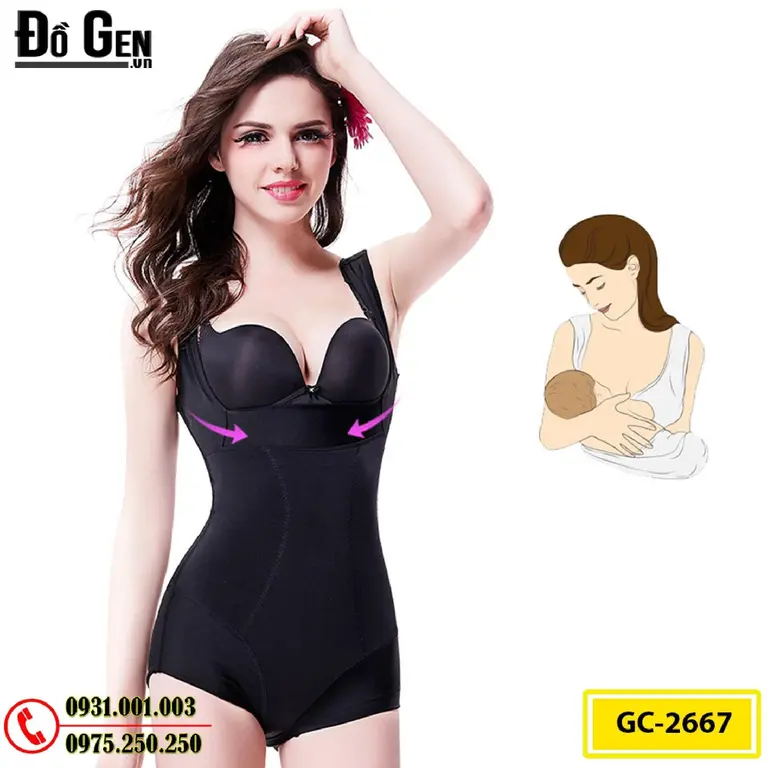 Bộ Đồ Gen Định Hình - Đồ Lót Định Hình Cao Cấp Thu Gọn Vòng Eo (Cod: GC-2667)