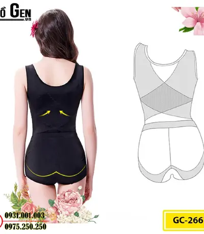 Bộ Đồ Gen Định Hình - Đồ Lót Định Hình Cao Cấp Thu Gọn Vòng Eo (Cod: GC-2667)