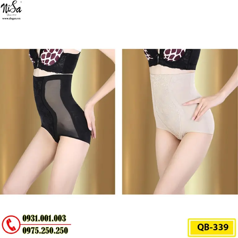 Quần Lót Gen Định Hình Vòng Eo Thon Gọn (Cod: QB-339)
