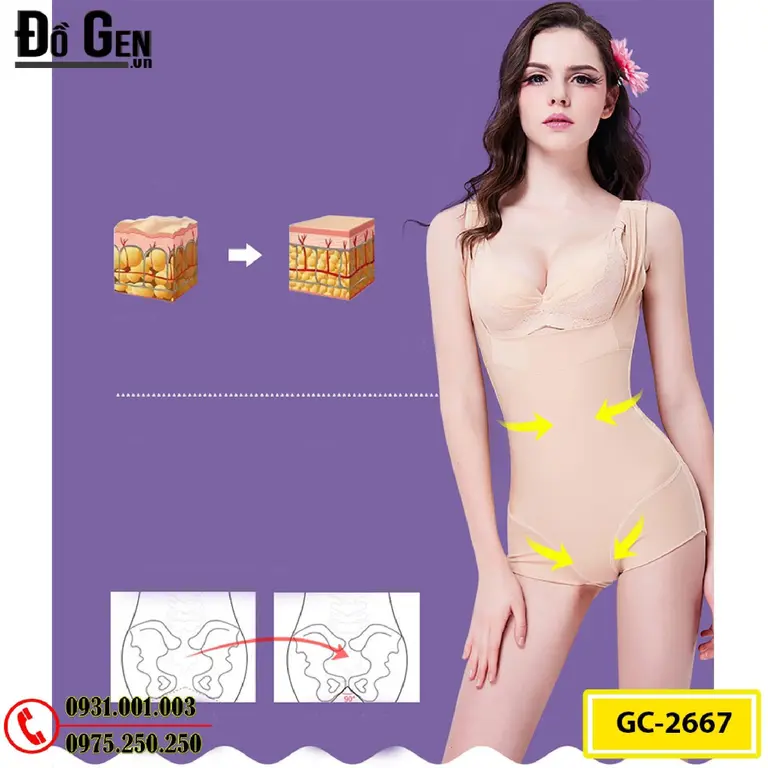 Quần Áo Lót Định Hình - Đồ Lót Gen Định Hình Cải Thiện Vóc Dáng (Cod: GC-2667)