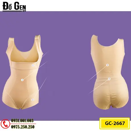Quần Áo Lót Định Hình - Đồ Lót Gen Định Hình Cải Thiện Vóc Dáng (Cod: GC-2667)