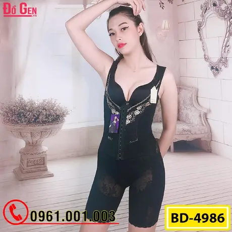 Bộ Đồ Lót Gen Định Hình - Gen Nịt Bụng Thu Gọn Vòng Eo (Cod: BD-4986)