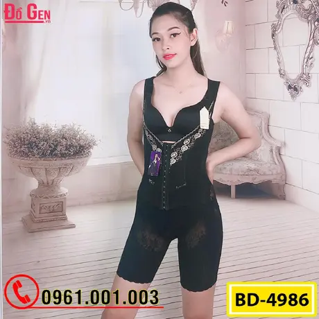 Bộ Đồ Lót Gen Định Hình - Gen Nịt Bụng Thu Gọn Vòng Eo (Cod: BD-4986)