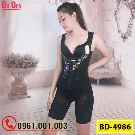 Bộ Đồ Lót Gen Định Hình - Gen Nịt Bụng Thu Gọn Vòng Eo (Cod: BD-4986)