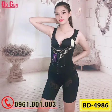 Bộ Đồ Lót Gen Định Hình - Gen Nịt Bụng Thu Gọn Vòng Eo (Cod: BD-4986)