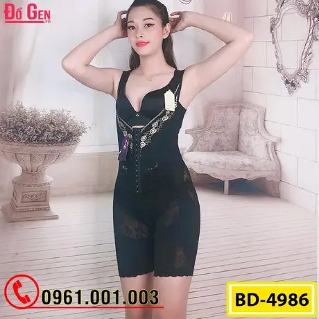 Bộ Đồ Lót Gen Định Hình - Gen Nịt Bụng Thu Gọn Vòng Eo (Cod: BD-4986)