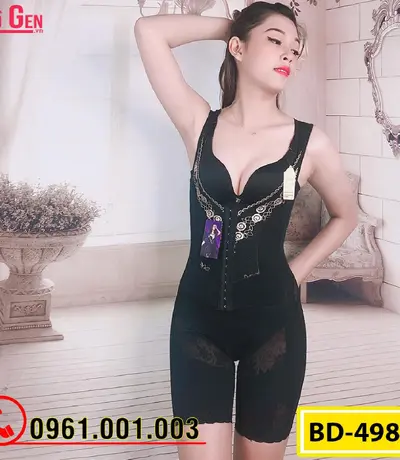 Bộ Đồ Lót Gen Định Hình - Gen Nịt Bụng Thu Gọn Vòng Eo (Cod: BD-4986)