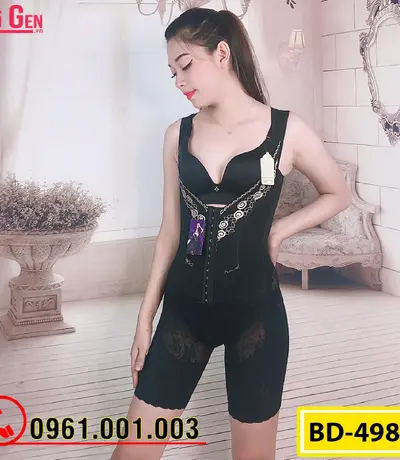 Bộ Đồ Lót Gen Định Hình - Gen Nịt Bụng Thu Gọn Vòng Eo (Cod: BD-4986)