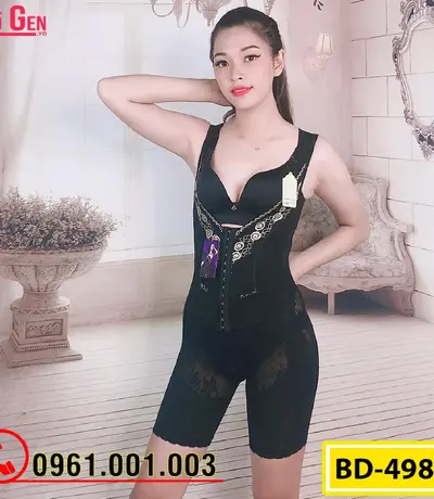 Bộ Đồ Lót Gen Định Hình - Gen Nịt Bụng Thu Gọn Vòng Eo (Cod: BD-4986)
