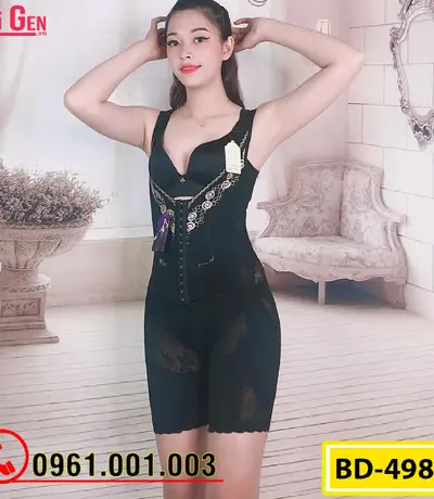 Bộ Đồ Lót Gen Định Hình - Gen Nịt Bụng Thu Gọn Vòng Eo (Cod: BD-4986)