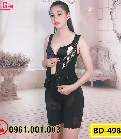 Bộ Đồ Lót Gen Định Hình - Gen Nịt Bụng Thu Gọn Vòng Eo (Cod: BD-4986)