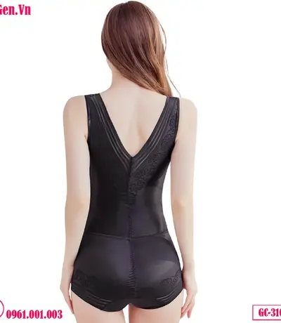 Bộ Đồ Lót Liền Thân Nịt Bụng Cao Cấp Kèm Mút Ngực GC-3104