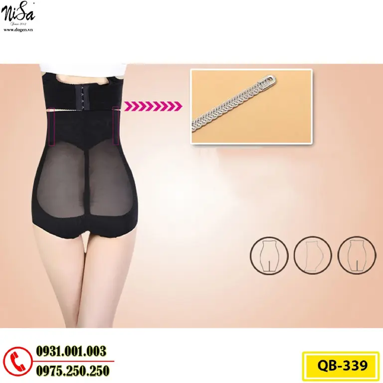 Quần Lót Gen Cao Cấp Định Hình Vòng Eo Thon Gọn (Cod: QB-339)