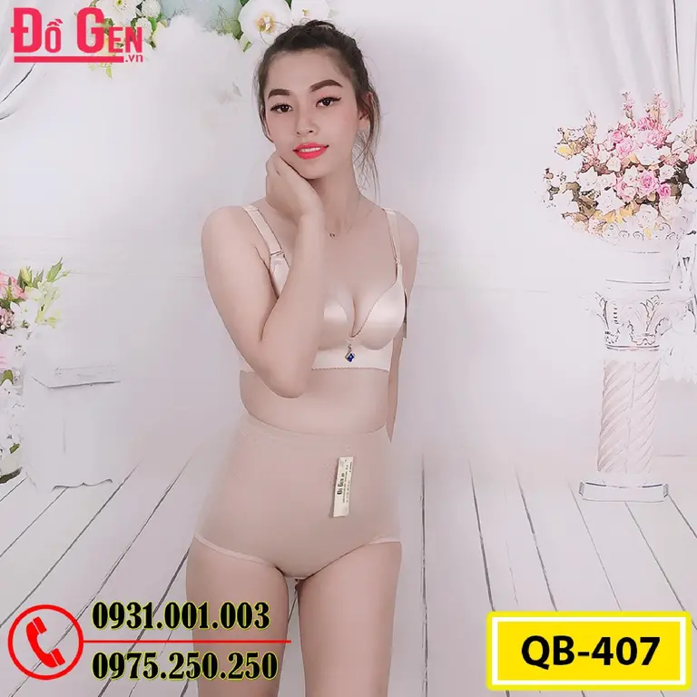 Quần Lót Gen Định Hình - Gen Nịt Bụng Nâng Mông Thu Nhỏ Eo (Cod: QB-407)