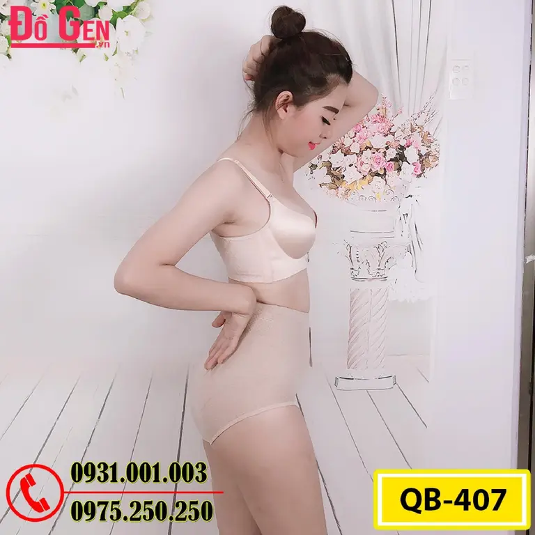 Quần Lót Gen Định Hình - Gen Nịt Bụng Nâng Mông Thu Nhỏ Eo (Cod: QB-407)