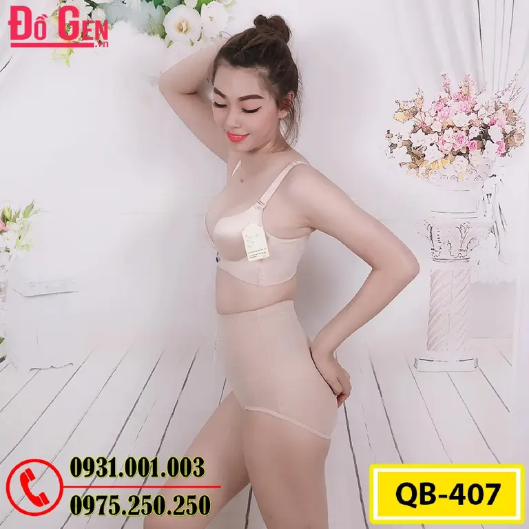 Quần Lót Gen Định Hình - Gen Nịt Bụng Nâng Mông Thu Nhỏ Eo (Cod: QB-407)