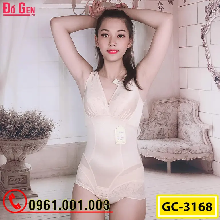 Bộ Đồ Lót Gen Định Hình - Gen Nịt Bụng Giúp Thon Gọn Eo (Cod: GC-3168)
