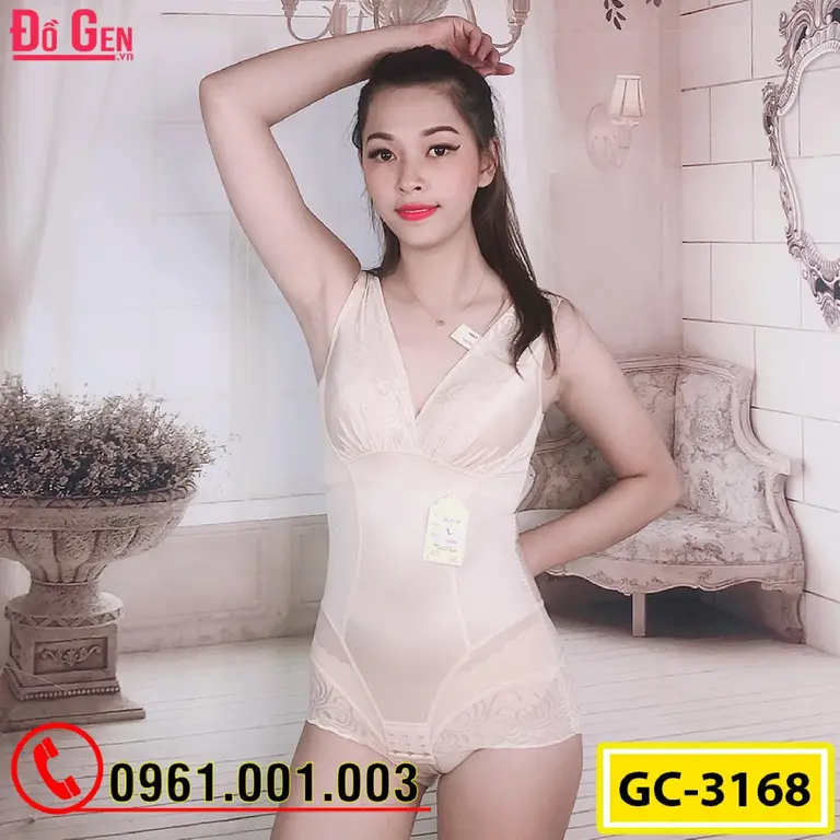 Bộ Đồ Lót Gen Định Hình - Gen Nịt Bụng Giúp Thon Gọn Eo (Cod: GC-3168)