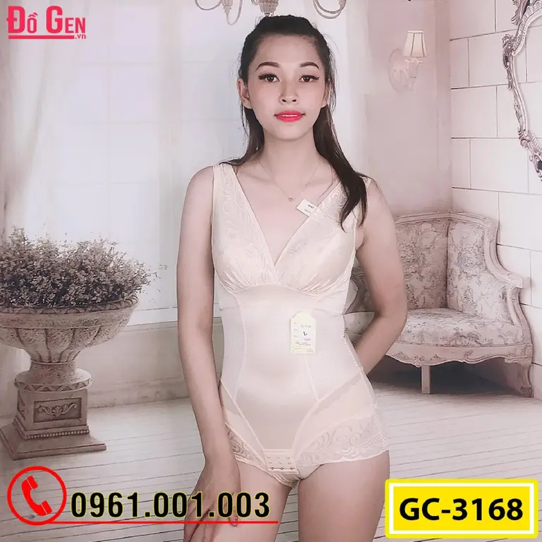 Bộ Đồ Lót Gen Định Hình - Gen Nịt Bụng Giúp Thon Gọn Eo (Cod: GC-3168)