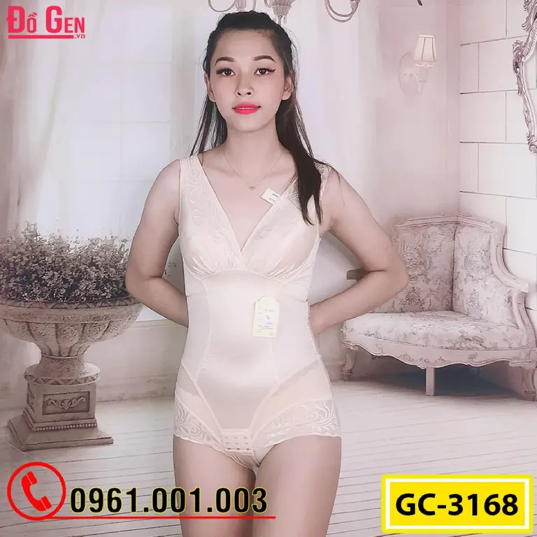 Bộ Đồ Lót Gen Định Hình - Gen Nịt Bụng Giúp Thon Gọn Eo (Cod: GC-3168)