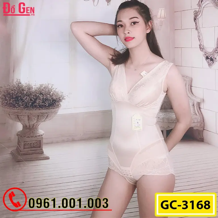 Bộ Đồ Lót Gen Định Hình - Gen Nịt Bụng Giúp Thon Gọn Eo (Cod: GC-3168)